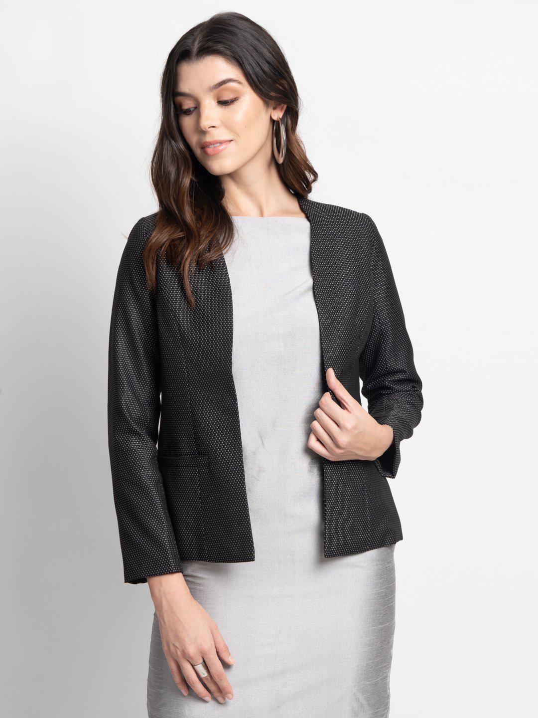 Black evening best sale jacket womens