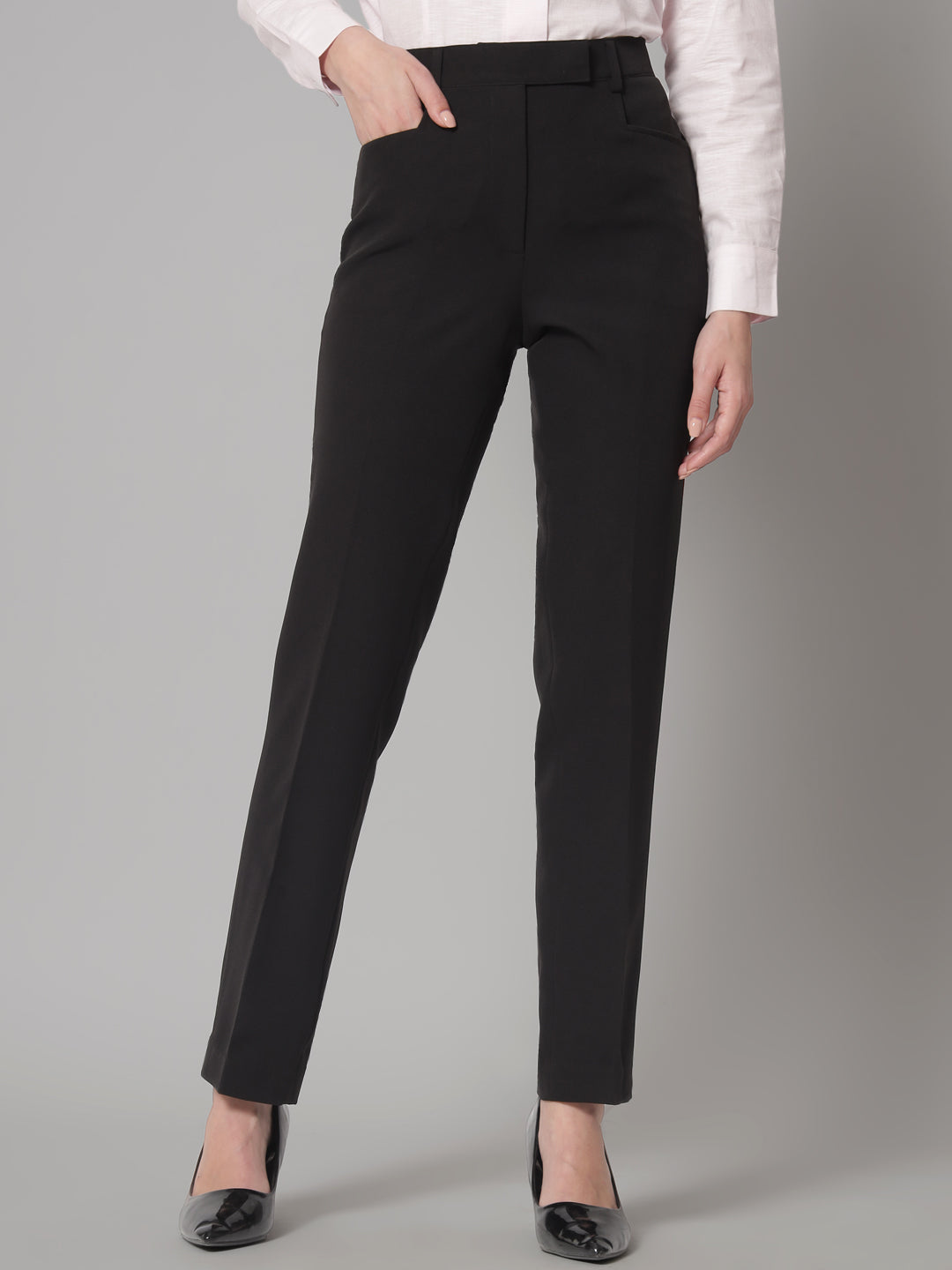 Korean Mens Business Leisure Formal Dress Trousers Cropped Pants Fashion  Slim L | eBay