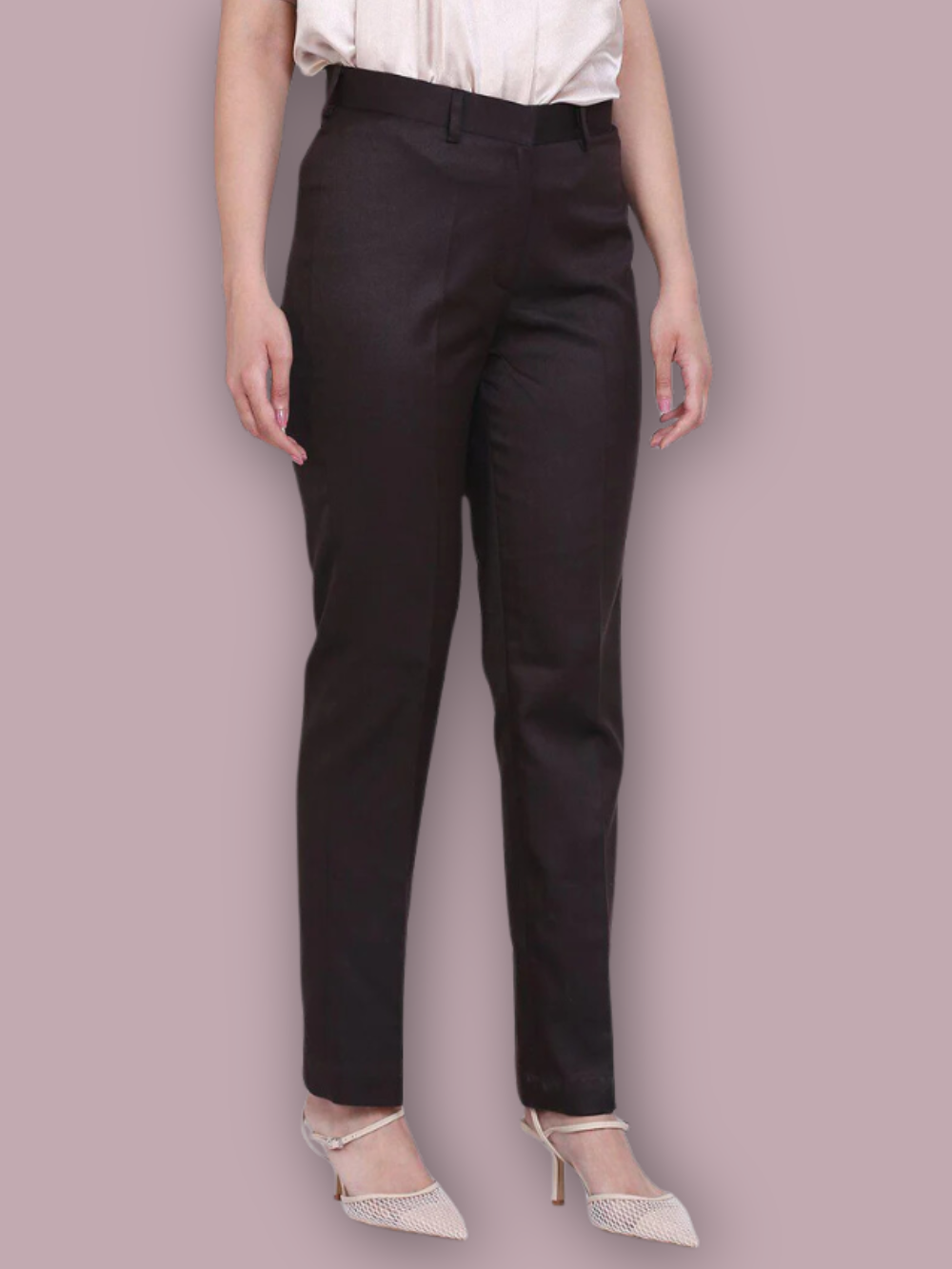 Ladies Structure Formal Office Pants With Pockets
