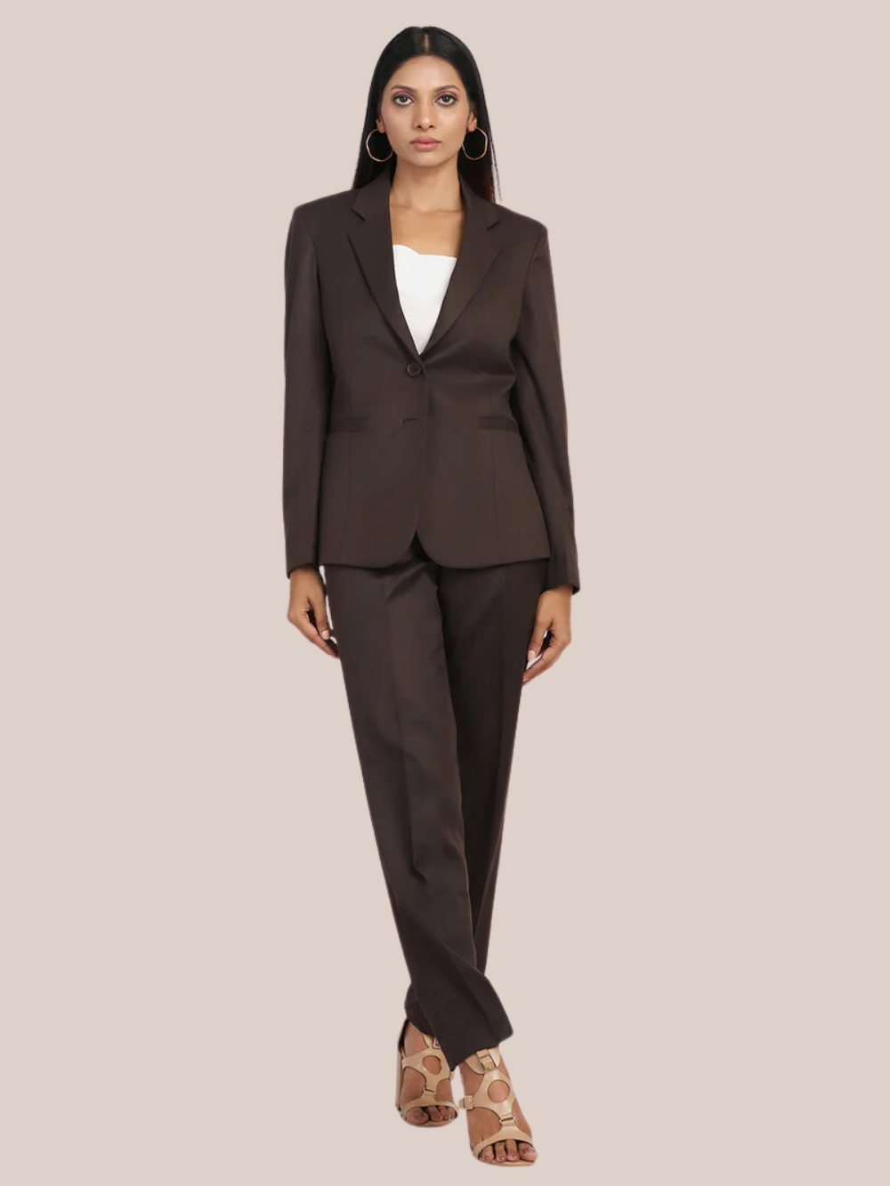 Women Velvet Blazer Jacket Coat Pants Suit Formal Business OL Set