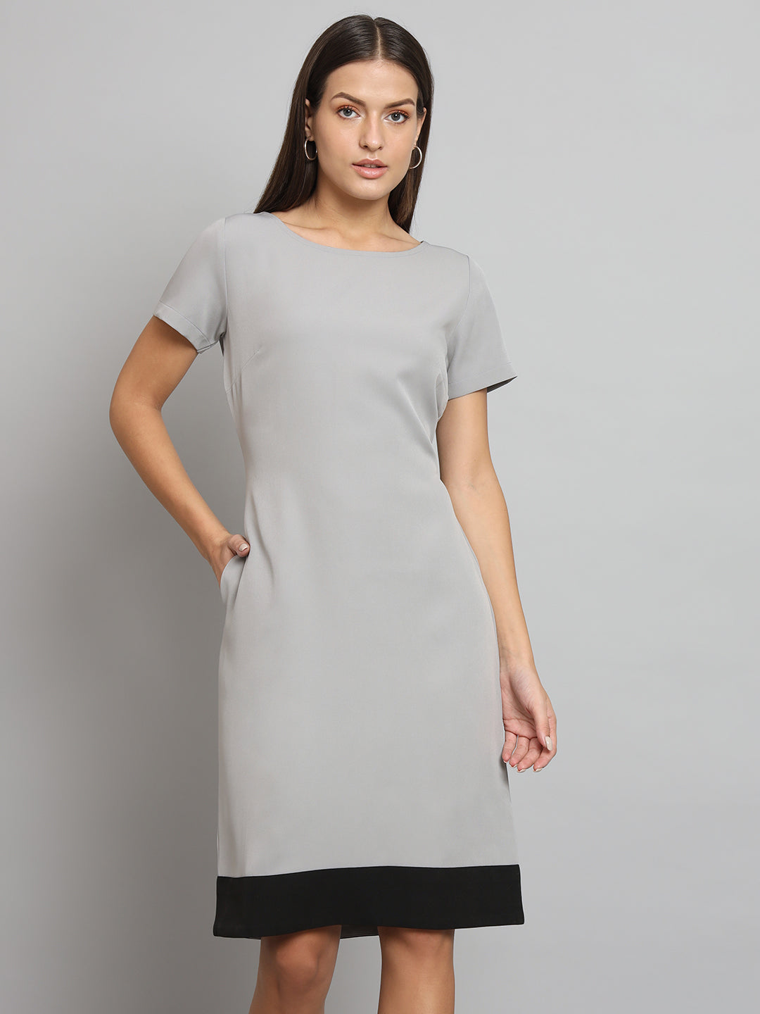 Calvin klein clearance gray dress