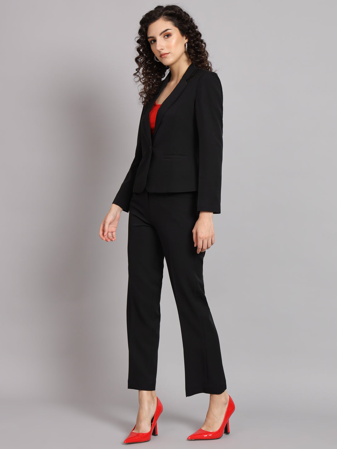 Women Casual Suit Loose Office Business Suits Formal Work Wear Sets Uniform  Styles Elegant Pant Suits Two Piece Set(jacket+pants) | Wish