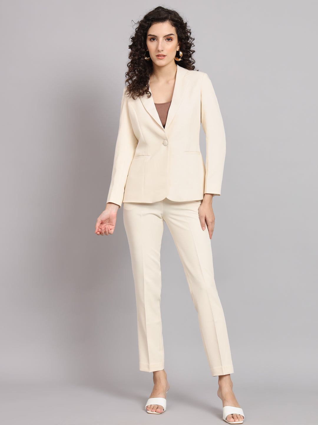  Womens Dressy Pant Suits Business Casual Two Piece Sets Open  Front Blazer and Work Suit Pants Sets Professional Outfits : Clothing,  Shoes & Jewelry