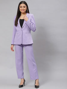 Stretch Pant Suit - Lavender