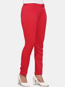 Slim Fit Trouser - Red