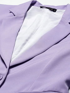 Stretch Pant Suit - Lavender