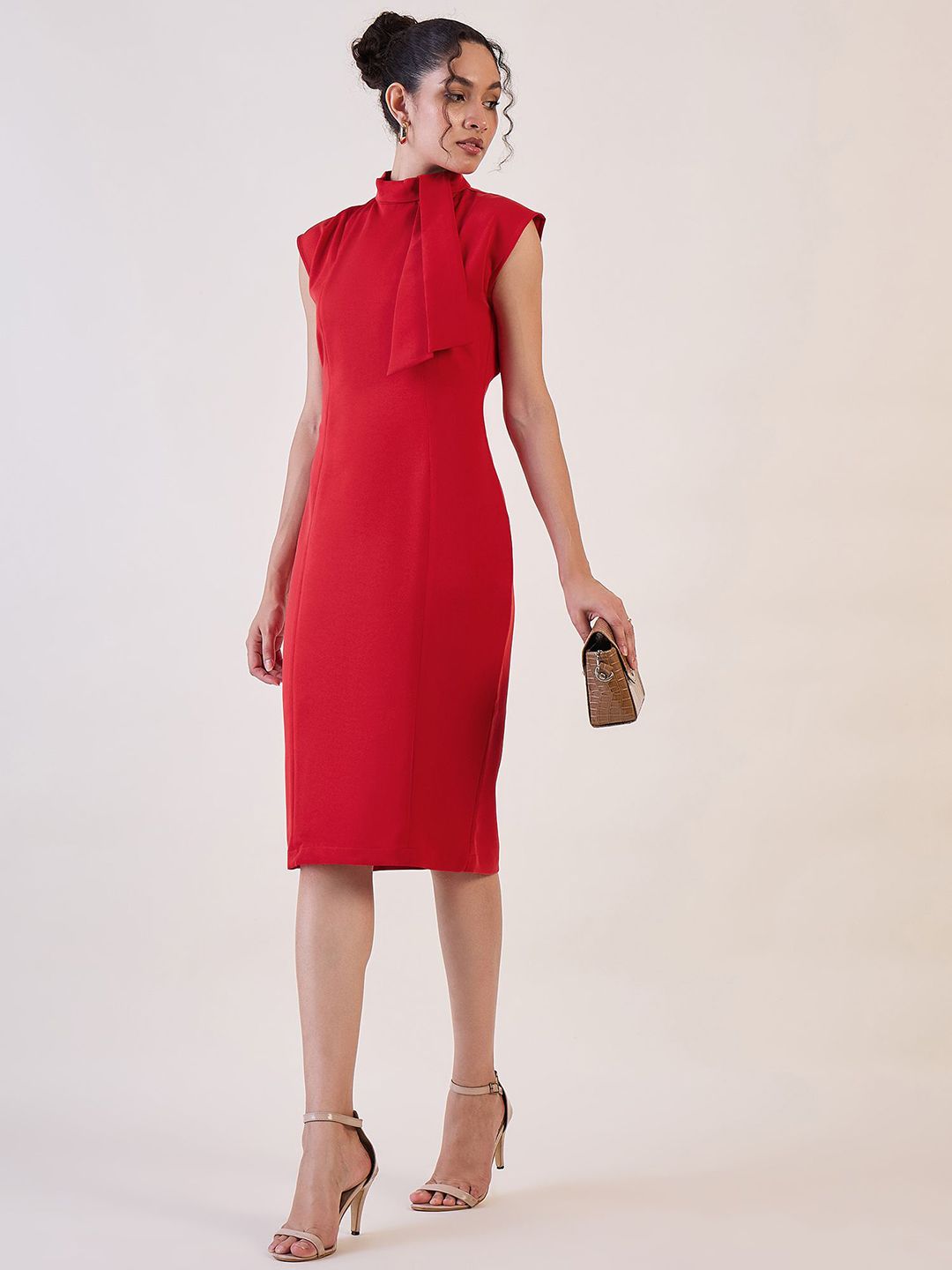 Red Marina Shift Dress