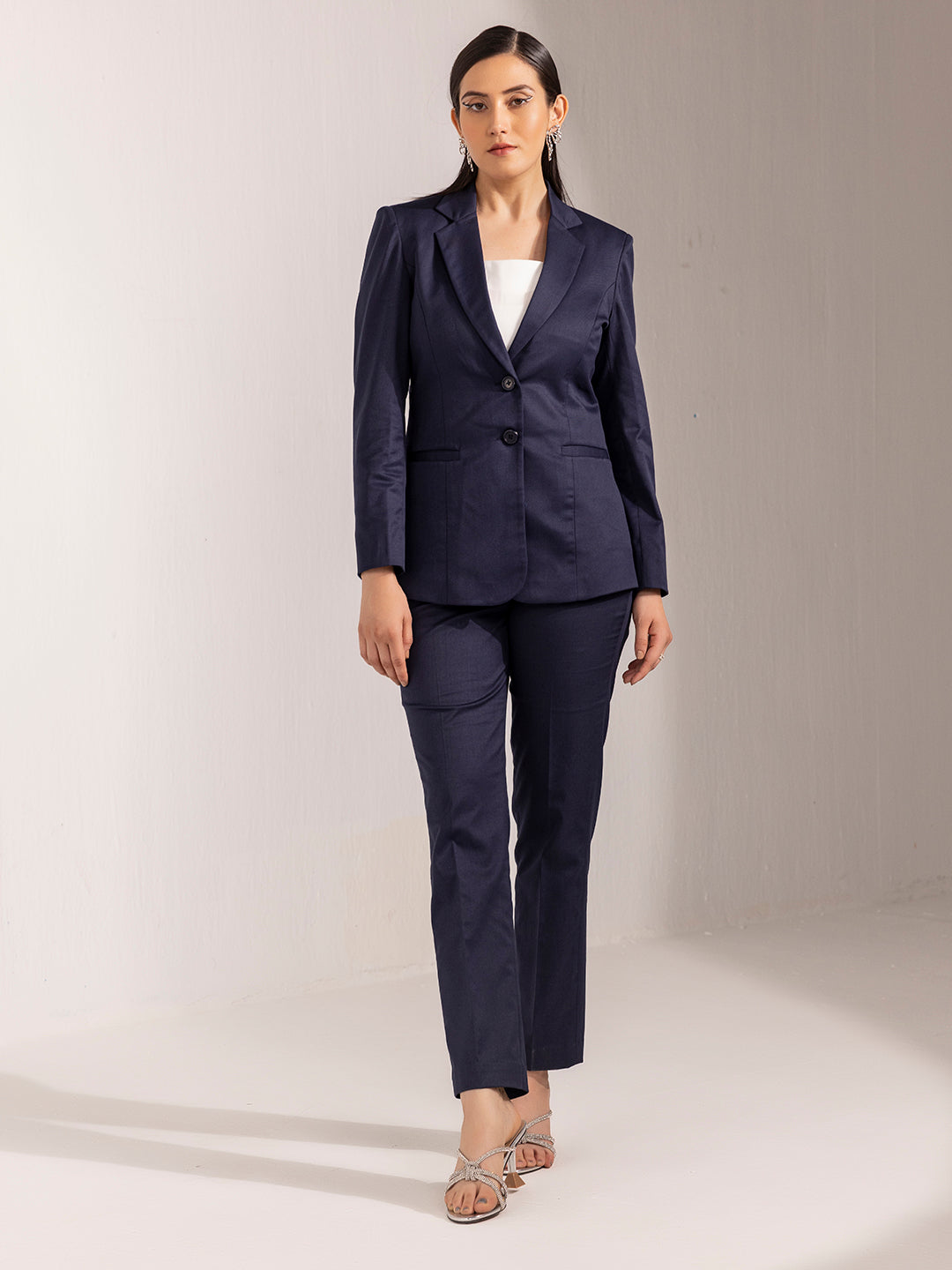 Womens Suits & Blazers Wjustforu Casual Office Suit Womens Space Layer  Ruffle Tops + Pencil Pants Bodycon Formal Business Women Woman Set From  Bida Amy, $36.1
