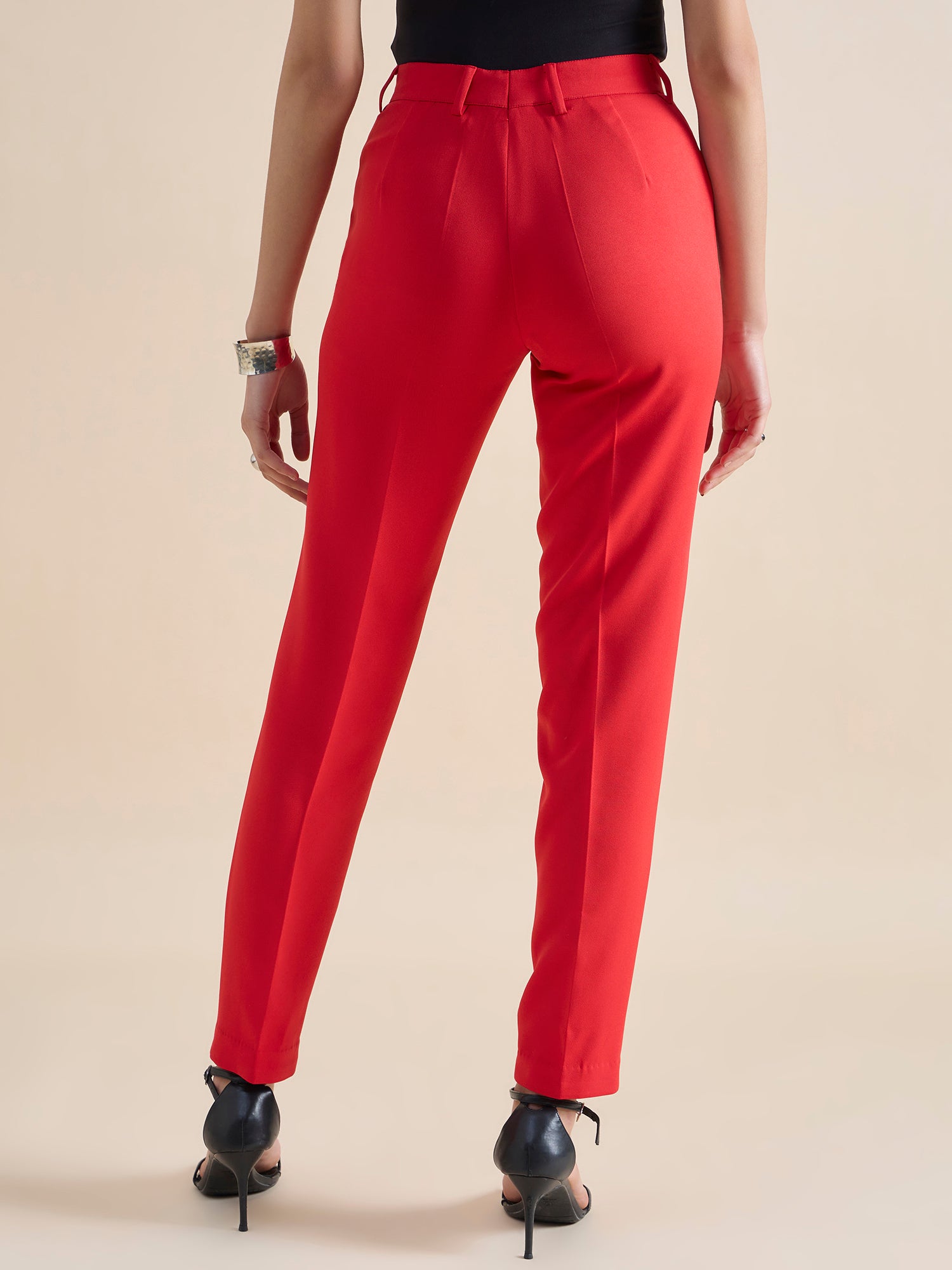 Slim Fit Trouser - Red