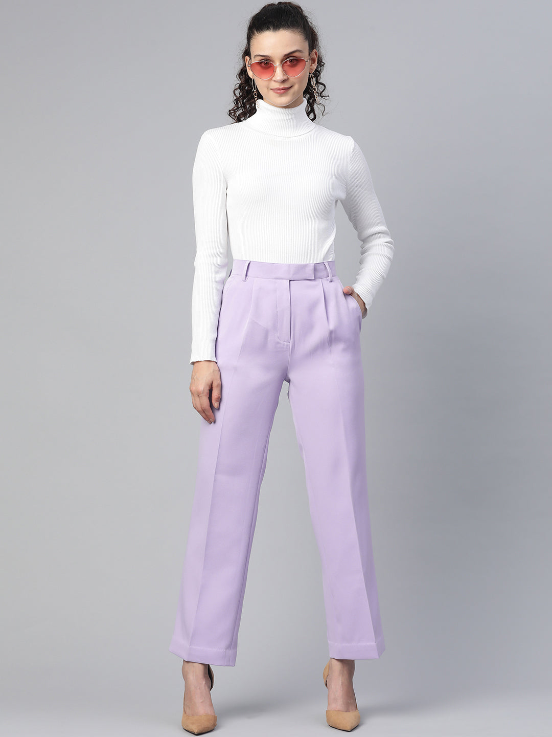 Cotton Ladies Formal Pants, Size : XL, XXL, Feature : Comfortable